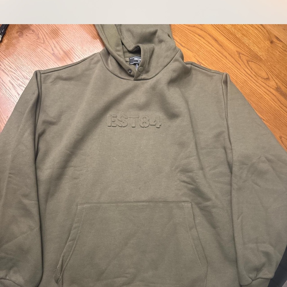 Forever 21 Olive Green Hoodie